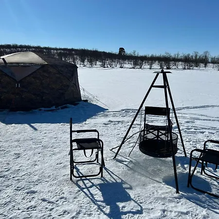 Lüks kamp alanı Aurora Tent Camp Karasjok